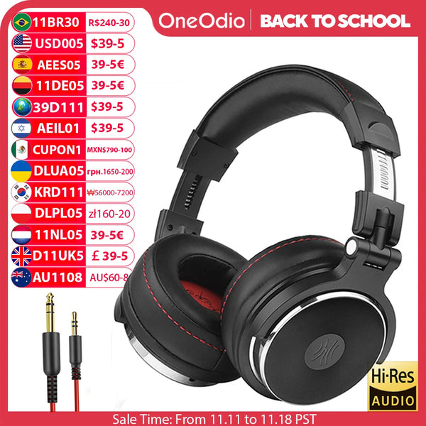 Oneodio Wired Professional Studio Pro DJ Headphone