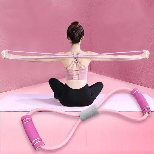 Resistance Bands with Foam Sport At Home Yoga