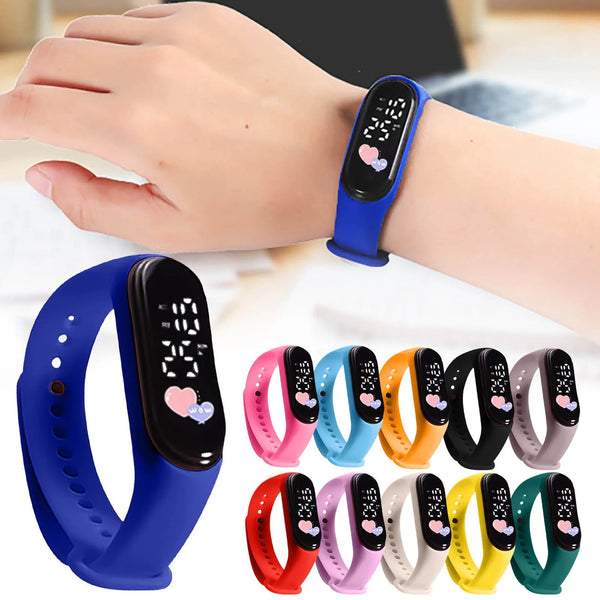 Kawaii Smart Watch For Kids Fashion Outdoor Waterproof Sports Kids