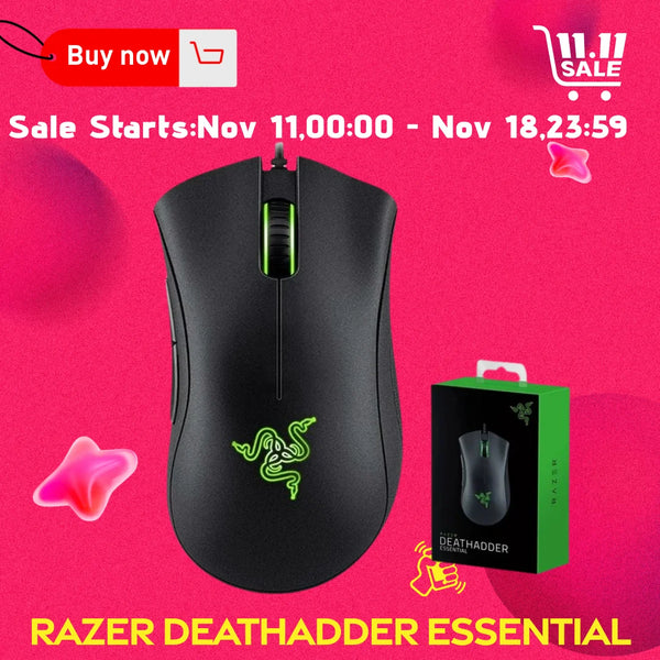 Original Razer DeathAdder Essential Wired Gaming Mouse