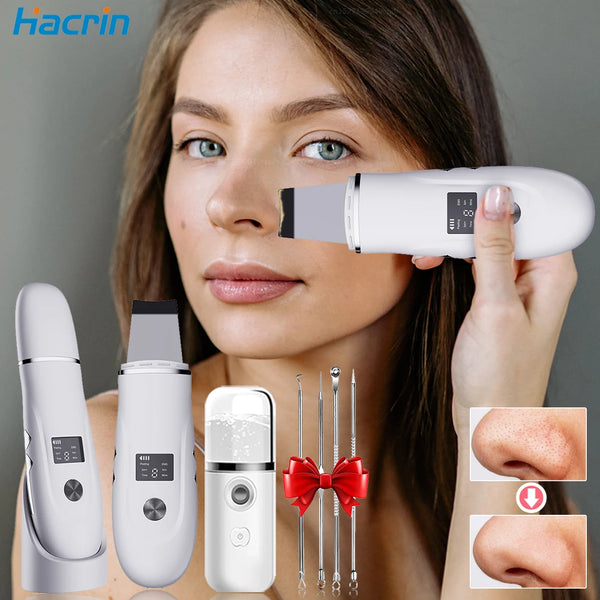 Ultrasonic Peeling Remover Blackhead Facial Skin Scrubber Facial